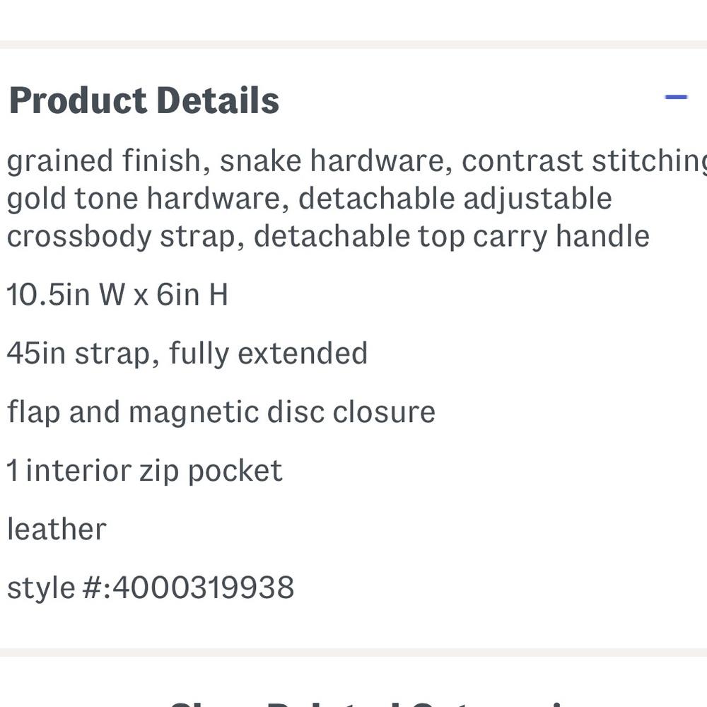 New Divina Firenze leather snake tab baguette crossbody - Picture 6 of 17